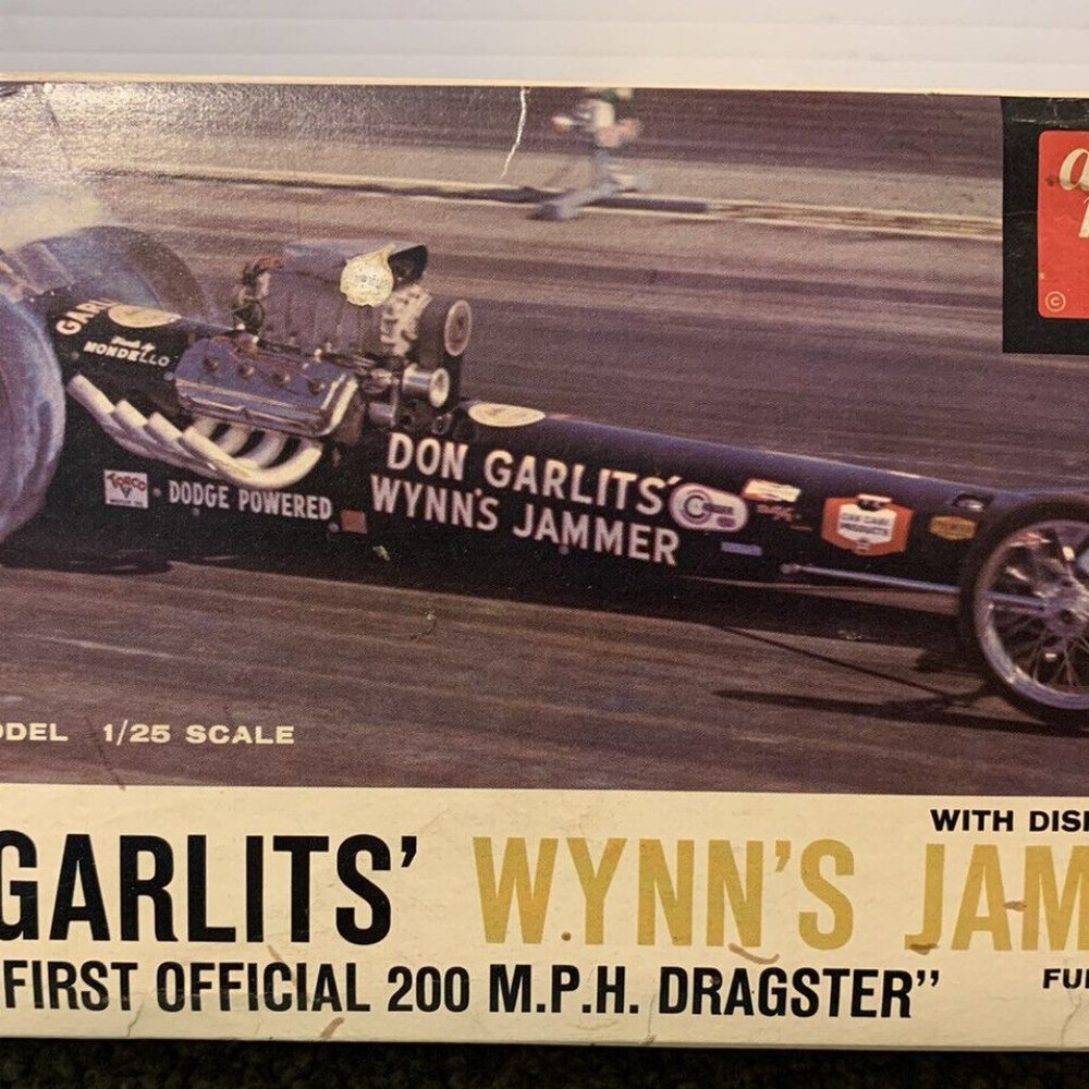 1960’s AMT DON GARLITS' WYNN'S JAMMER  1/25th scale Model Kit Junkyard Parts?